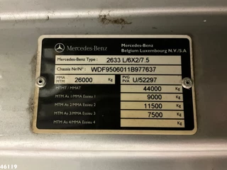Mercedes-Benz Axor 2633 Effer 52 Tonmeter laadkraan + Fly-Jib Just 38.851 km! 2013 - N/A obrazek 24