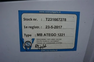 Mercedes-Benz Atego 2017 - 1221 / ENGINE RUNNING / ONLY:253095 KM / AUTOMATIC / EURO-6 / 2017 afbeelding 18
