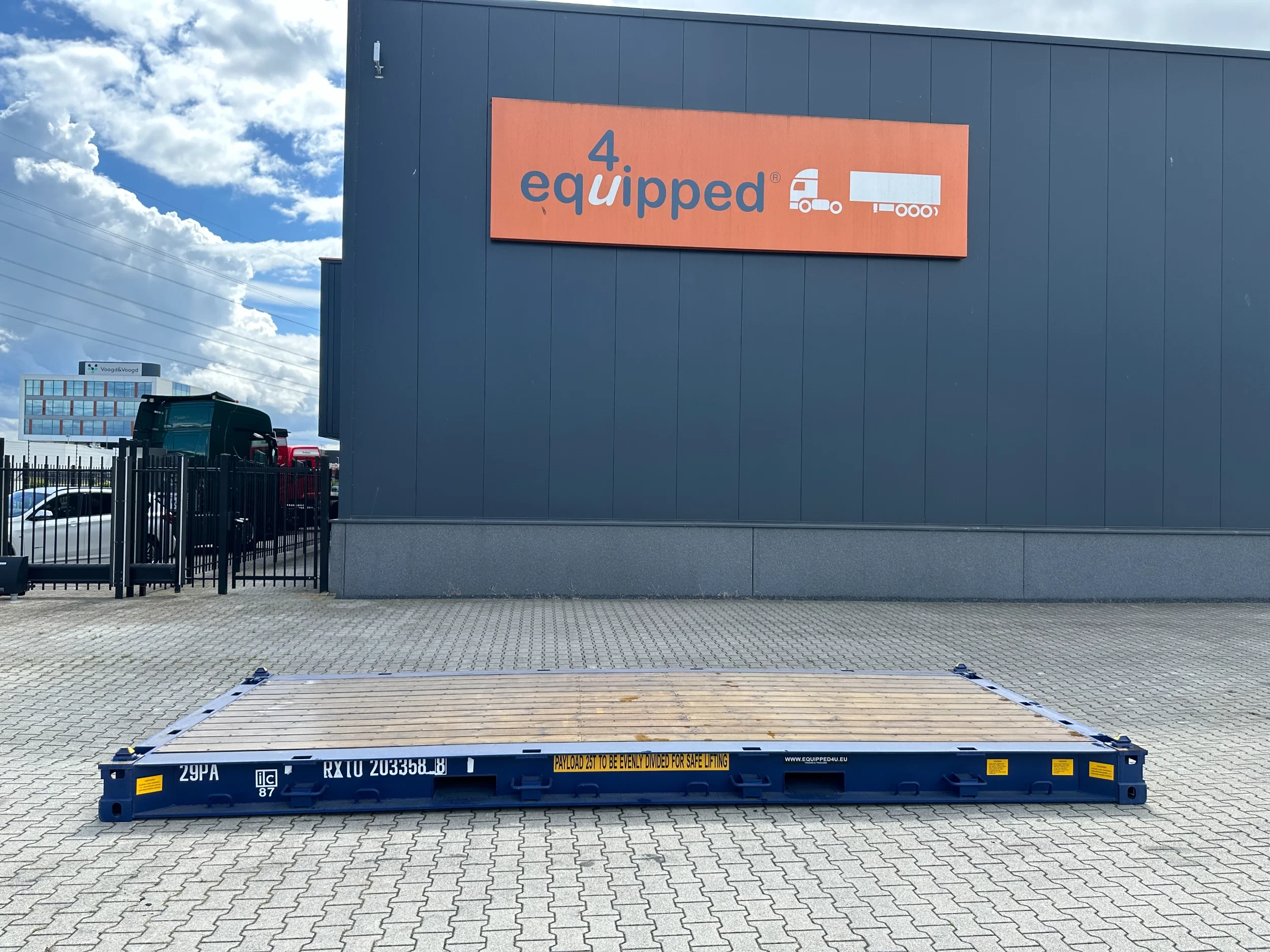 Diversen 2025 - NEW 20FT FLATRACK HARDWOODEN FLOOR / 4x available afbeelding 2