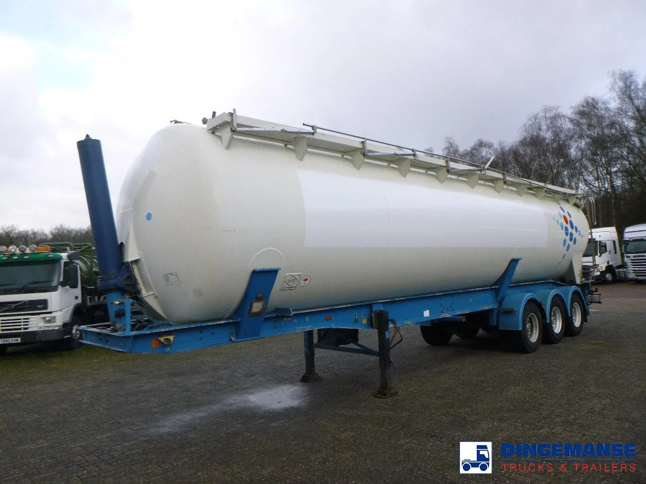 Feldbinder Powder tank alu 60 m3 (tipping) 2009 obrázek 1