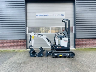 Bobcat E10z minigraver NIEUW incl CW05 wissel + 3 bakken 2026 afbeelding 1 miniatuur