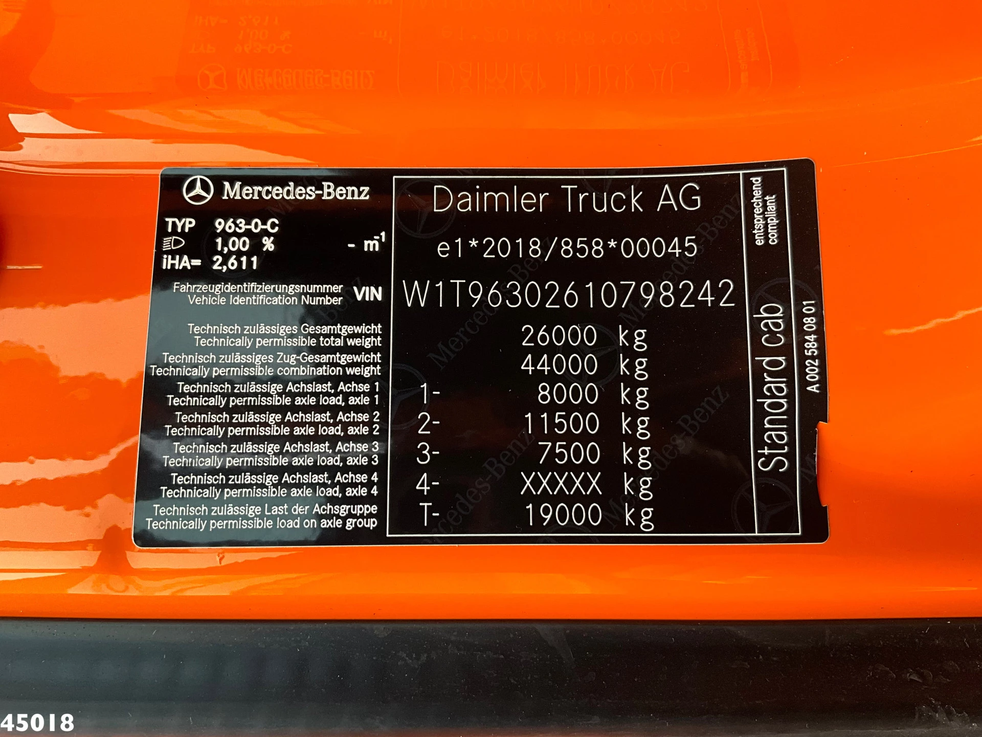 Mercedes-Benz Actros 2025 - 2543 HMF 23 Tonmeter laadkraan Bild 22
