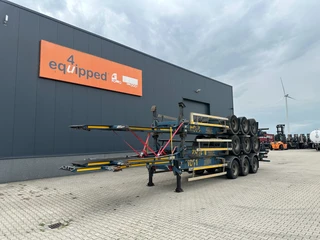 LAG 2012 - stack of 3x 2012 LAG 40FT/45FT chassis / empty weigh: 4.160kg / BPW+drumbrakes à vendre