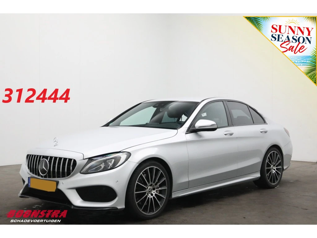 Mercedes-Benz C-Klasse 2017 - 300 Prestige AMG ACC Navi Clima Leder SHZ Camera PDC Bluetooth afbeelding 1