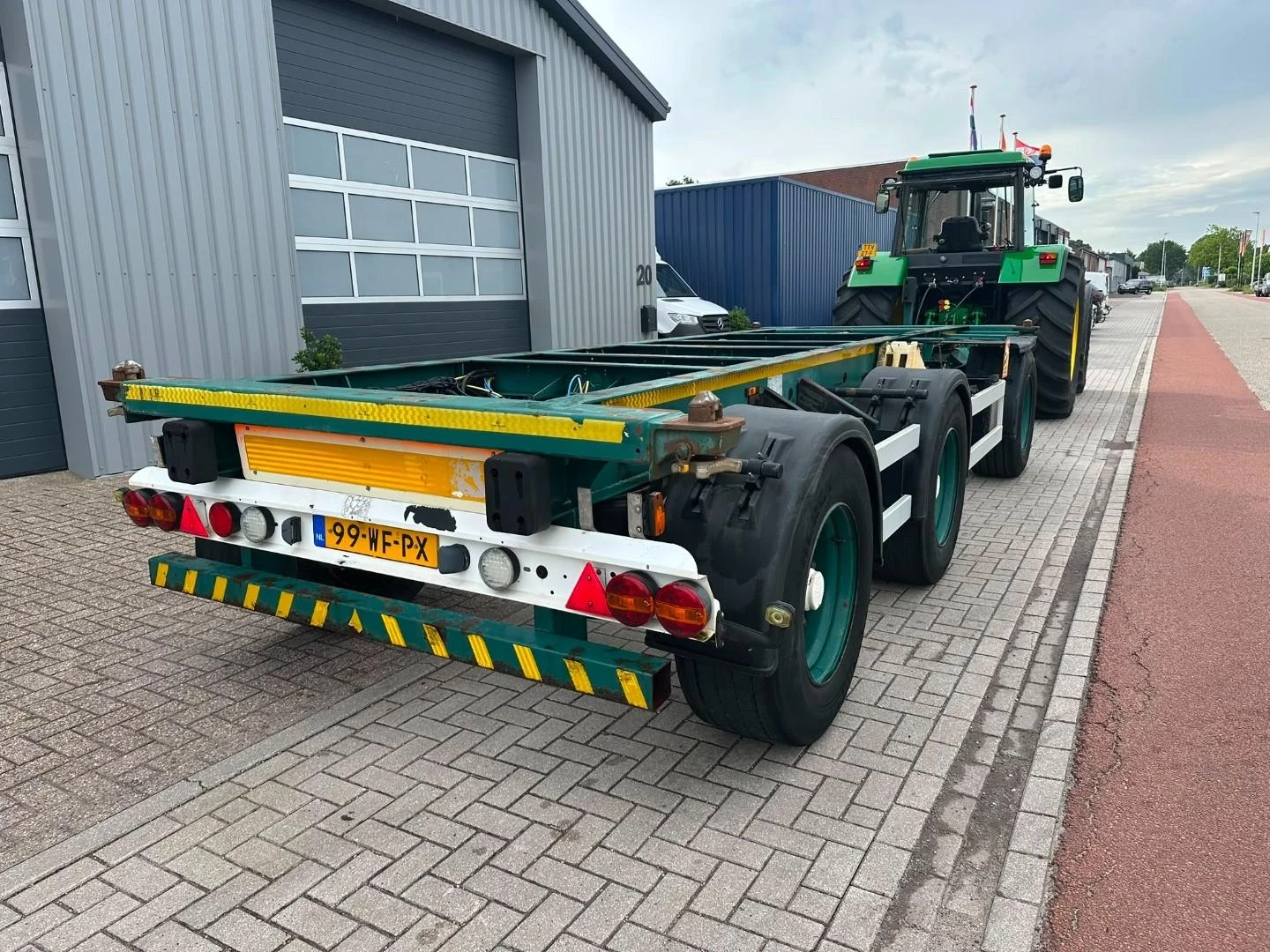 Krone AD, 20 Ft Container, Lift-Axle, Perfect !!! 2010 afbeelding 3