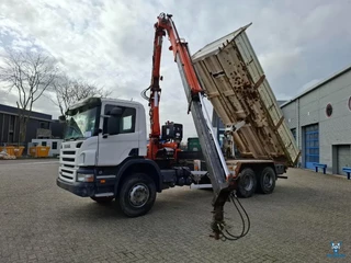 Scania P 2007 - P380 / 6X4 / 2X BIG AXLE / FULL-STEEL / DRUM BRAKES / TEREX TLC 125.2 CRANE / AIRCO / MANUAL / EURO-4 / 2007 zdjecie 1