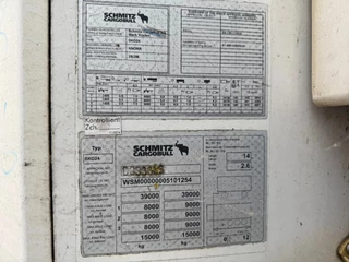 Schmitz Cargobull N/A 2012 - Schmitz Cargobull PRICES FROM €6950 TO €8950,- 40 X CARRIER 1850 MT D/E SAF AXELS afbeelding 2