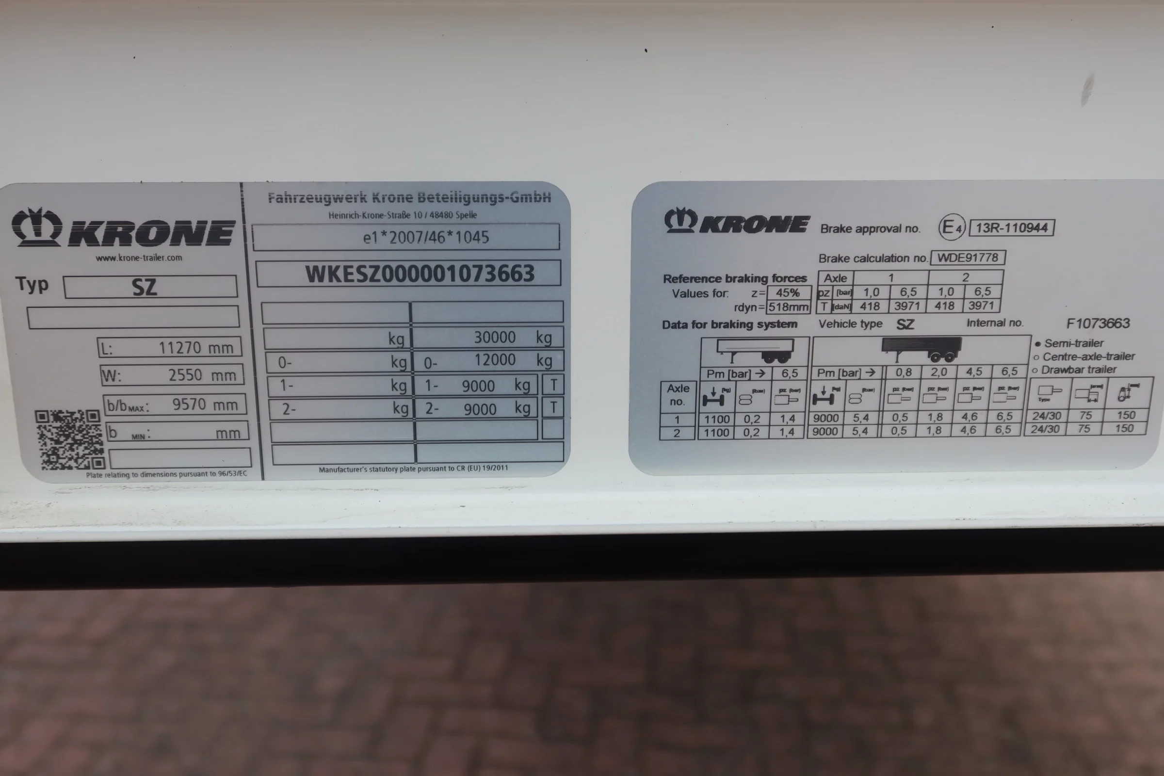 Krone 2022 - SZ City + klep Schuifzeil + Schuifdak, 2 asser, Stuur as, Lift as afbeelding 7
