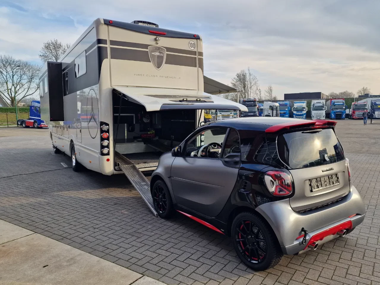 Mercedes-Benz 2018 - Morelo Palace Liner 97 GO Slide-Out 300pk Slide-Out + Smart Garage afbeelding 49