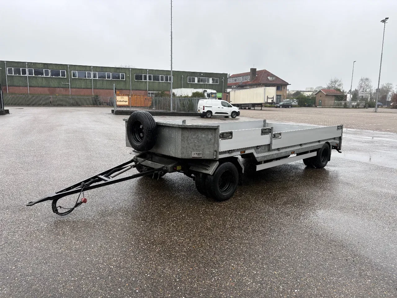 kuiper 2016 - Schamel aanhangwagen luchtgeremd 7 TON afbeelding 2