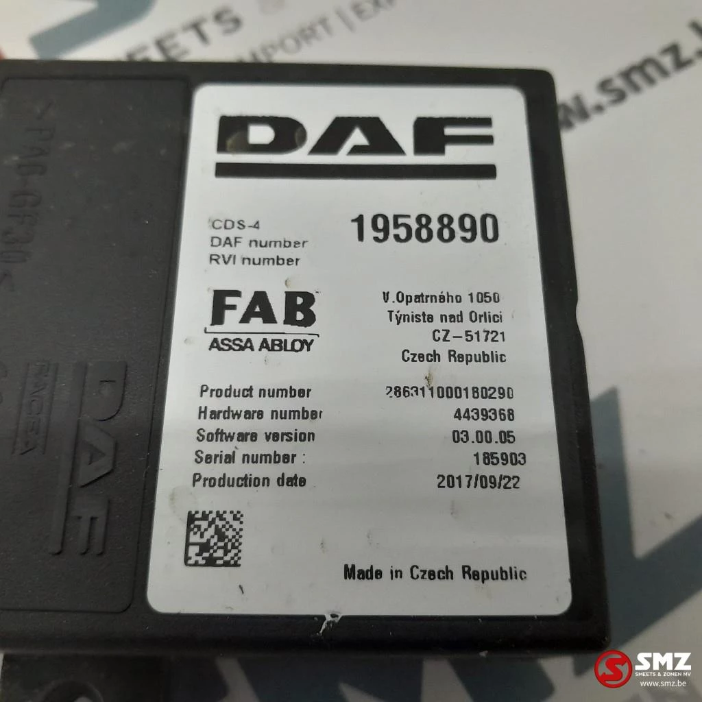 DAF 2017 - Occ ECU CDS4 regeleenheid DAF immagine 5