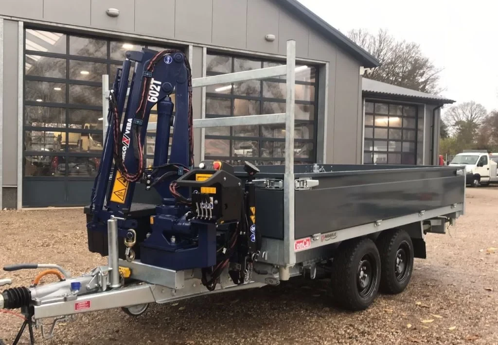 Diversen 2025 - Aanhanger met Amco Veba 903 3 S laadkraan image 7