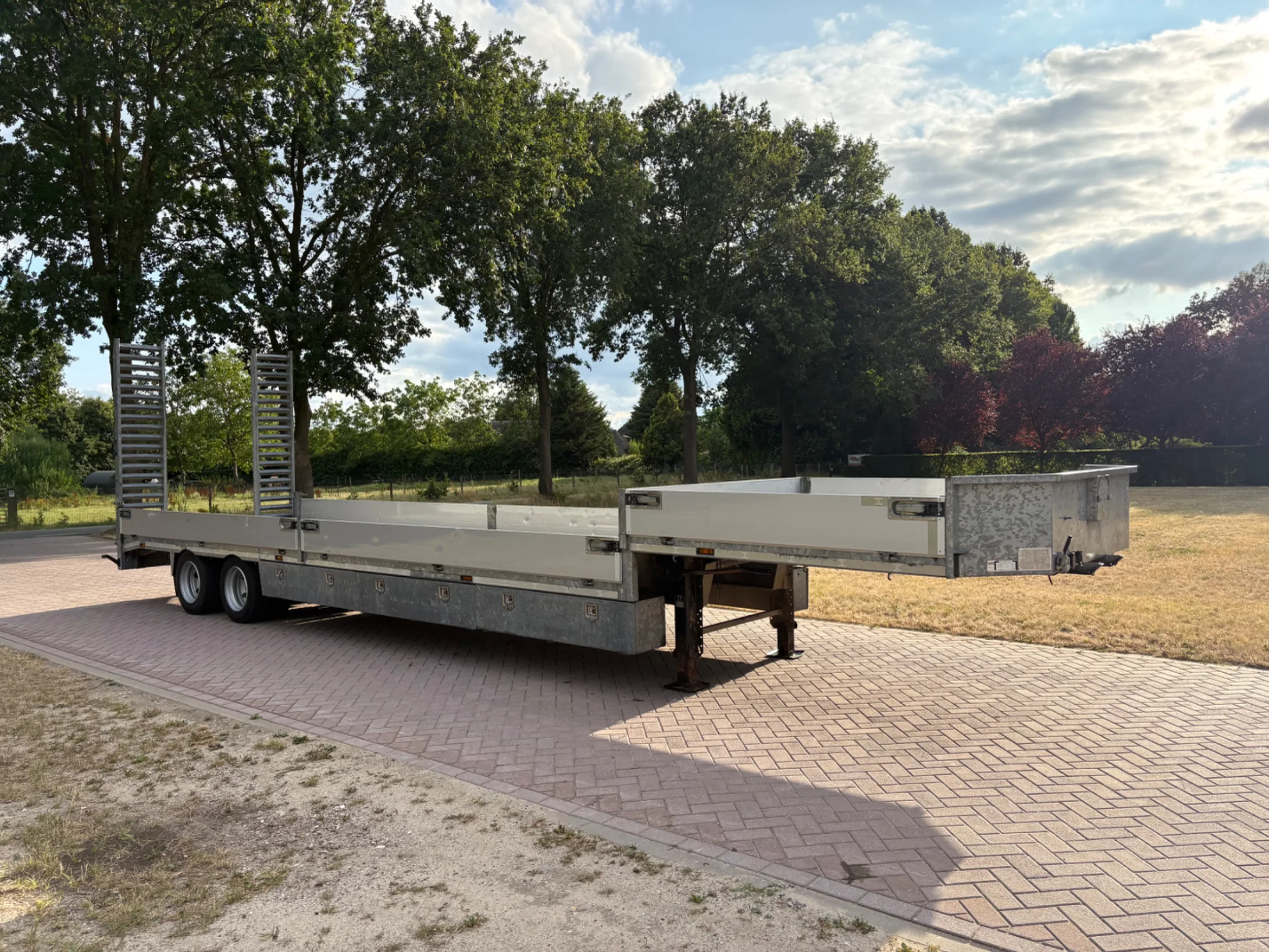 kuiper PLSD 2009 - oplegger semi dieplader 16 TON MET LUIKEN afbeelding 7