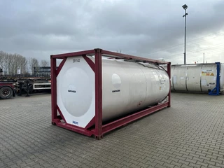 CIMC tankcontainers N/A 2017 - 20FT ISO / 25.040L / L4BN / T12 / steam heating / bottom discharge / 2.5Y-TEST/CSC: 03/2027 immagine 4