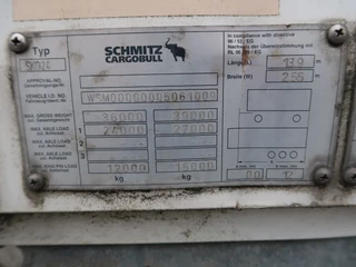 Schmitz Cargobull SKO 24/L-13.62 FP25 EXPRESS-2 2009 - SKO 24, 3 Achsen, Disc Brakes, NL Trailer, TOP! image 14