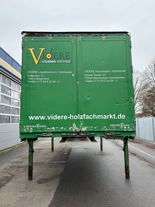 Jung N/A 2002 - Planen-/ Tautliner Wechselbrücke mit Edscha-Verdeck für 17 Paletten und Ladungssicherung image 4