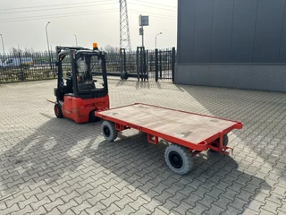 Linde N/A 2014 - E12-01 / SIDE SHIFT / DUPLEX + 2016 MAFI double steered draw bar trailers zdjecie 8