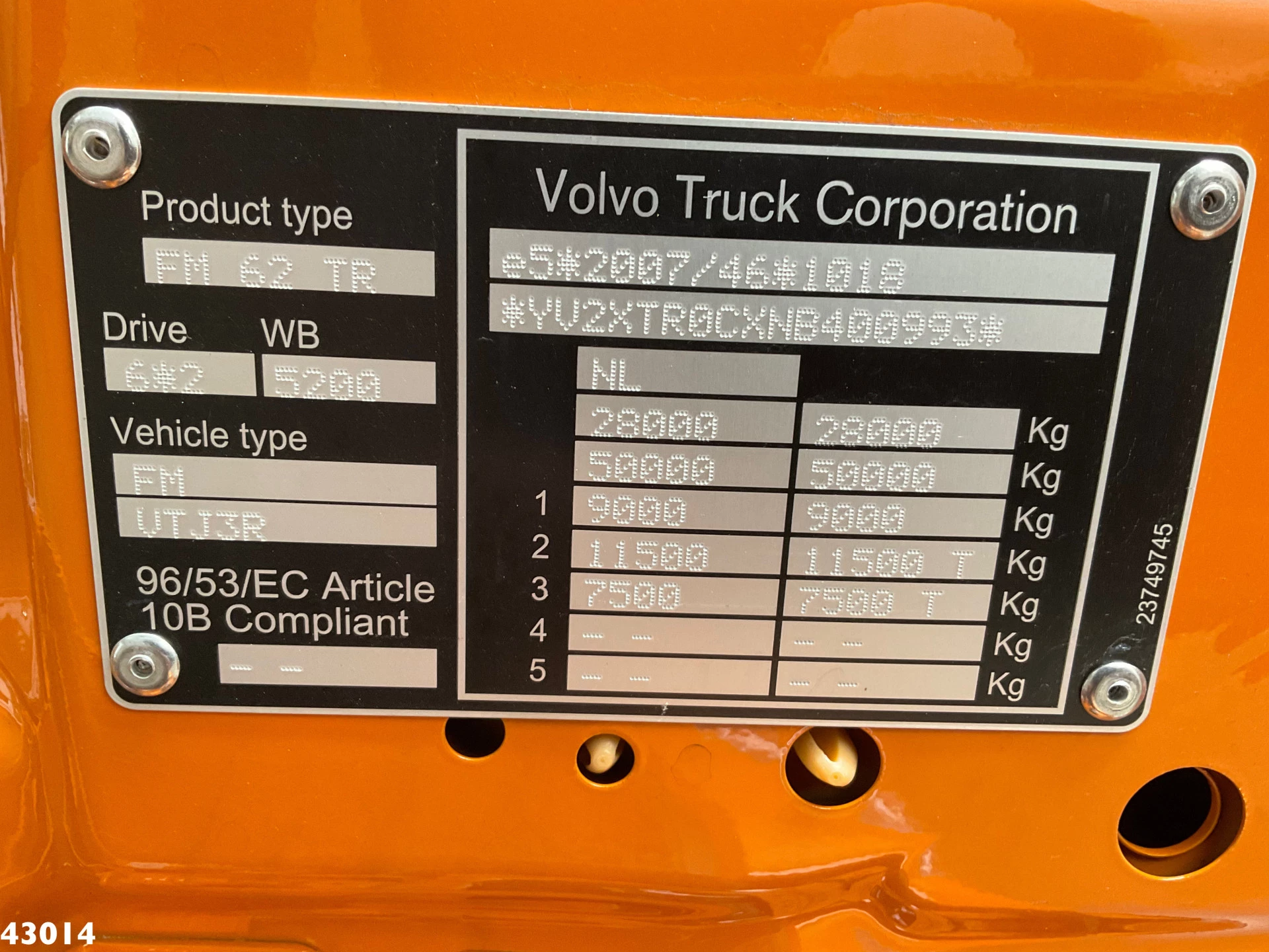 Volvo FM 430 HMF 23 Tonmeter laadkraan 2023 image 22