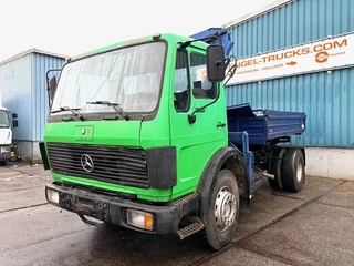 Mercedes-Benz 1617 1987 - C 4x2 KIPPER WITH CRANE (6-CILINDER ENGINE / MANUAL GEARBOX / FULL STEEL SUSPENSION) te koop