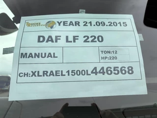 DAF LF220FA 2015 - N/A obrazek 17