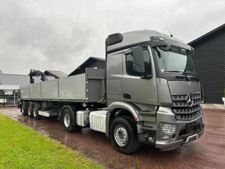Mercedes-Benz Arocs 2014 - GT oplegger met Hiab kraan immagine 7