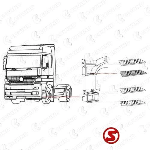 Mercedes-Benz Actros - Trede mp1 - 2 - 3 mega space l + r Bild 2