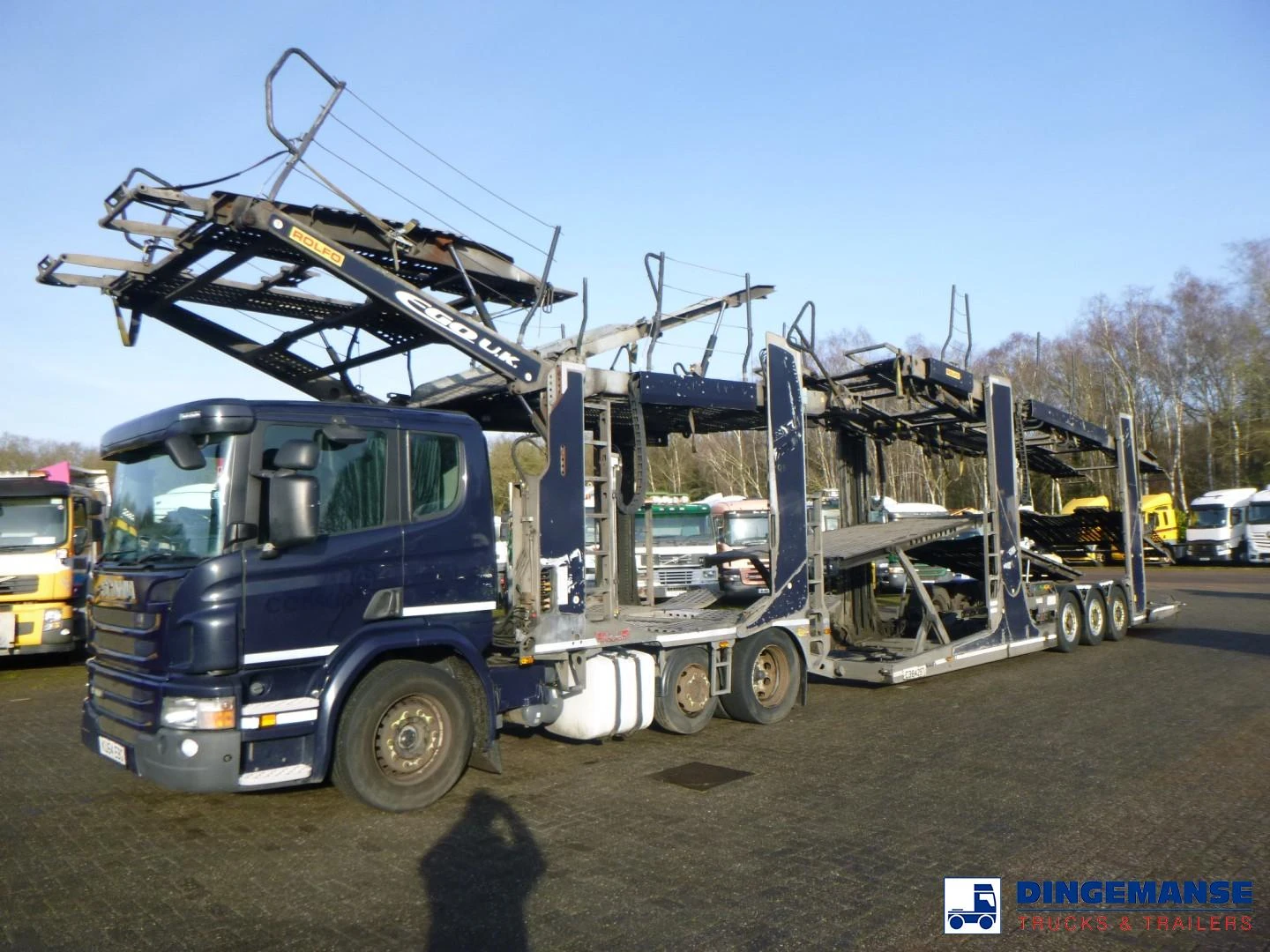 Scania P 2014 - 410 6x2 RHD Rolfo car transporter zdjęcie 1