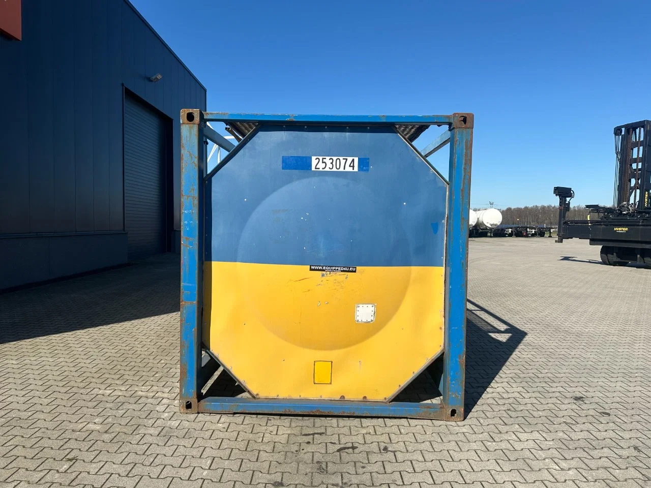 CIMC 2005 - 20FT ISO 25.01L / UN T11 / 5Y+CSC-TEST: 05/2027 afbeelding 5