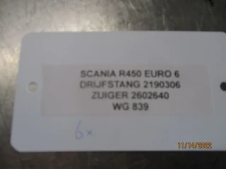 Scania - 2602640/2190306 DRIJFSTANG EN ZUIGER SCANIA R 450 EURO 6 imagem 3 miniatura