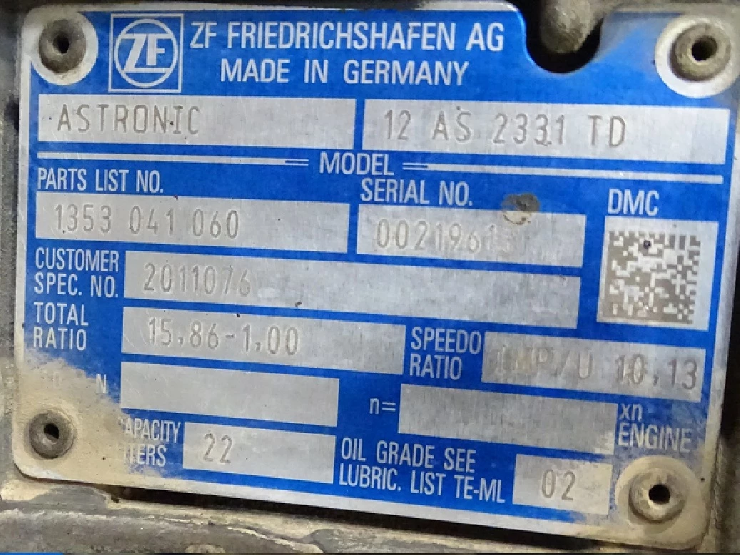 DAF 2015 - ZF12AS 2331 TD IT immagine 2