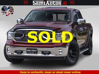 Dodge Ram 1500 2017 - HULK | 5.7 V8 | MARGE BTW VRIJ | LUCHTVERING | LONGHORN | GROOTSCHERM | WIDE BODY | 5 PERSOONS DUBBELE CABINE | te koop