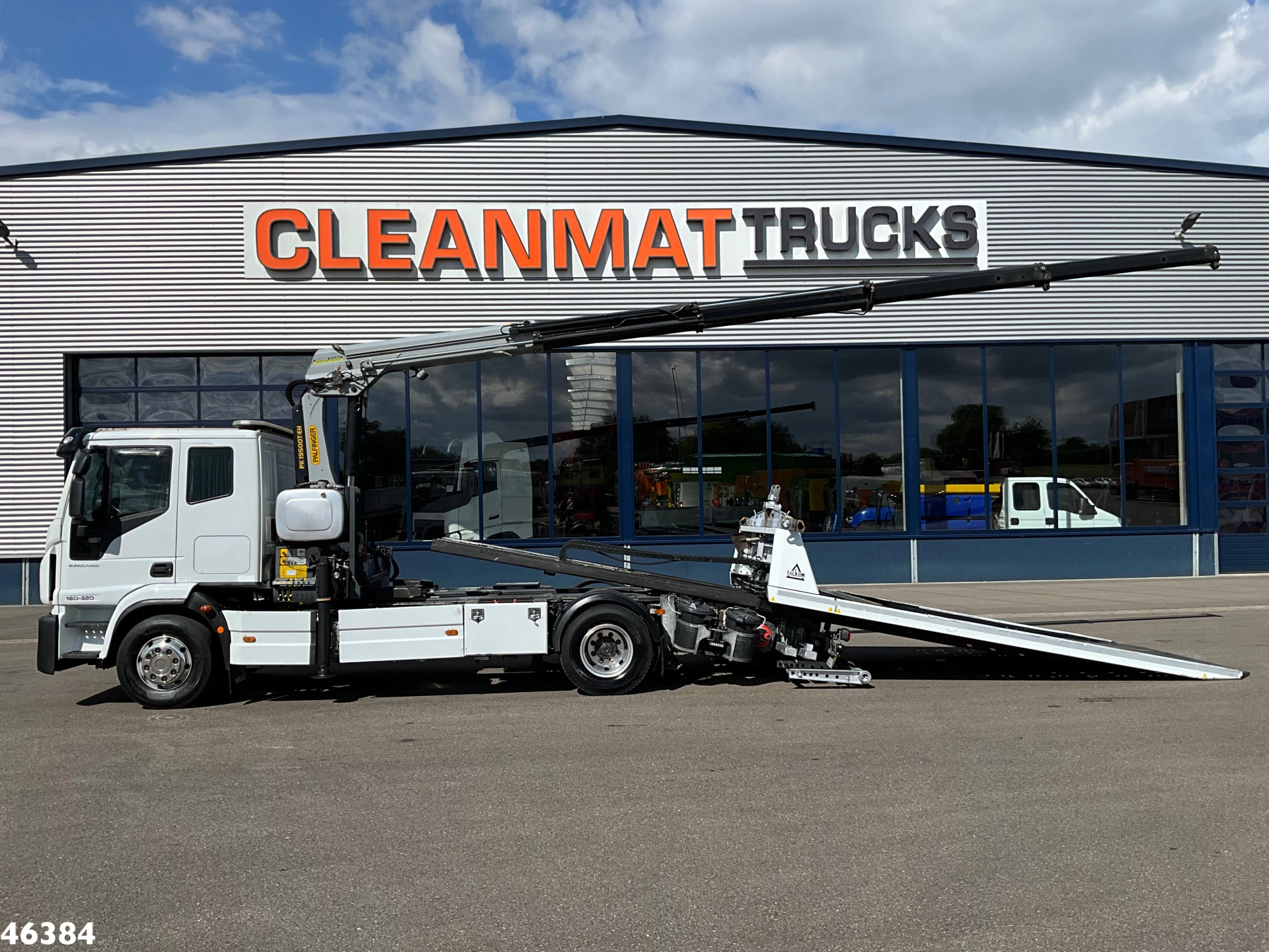 Iveco Eurocargo 2019 - ML160E32 Euro 6 Falkom Abschlepp + Palfinger 19 Tonmeter laadkraan Bild 1