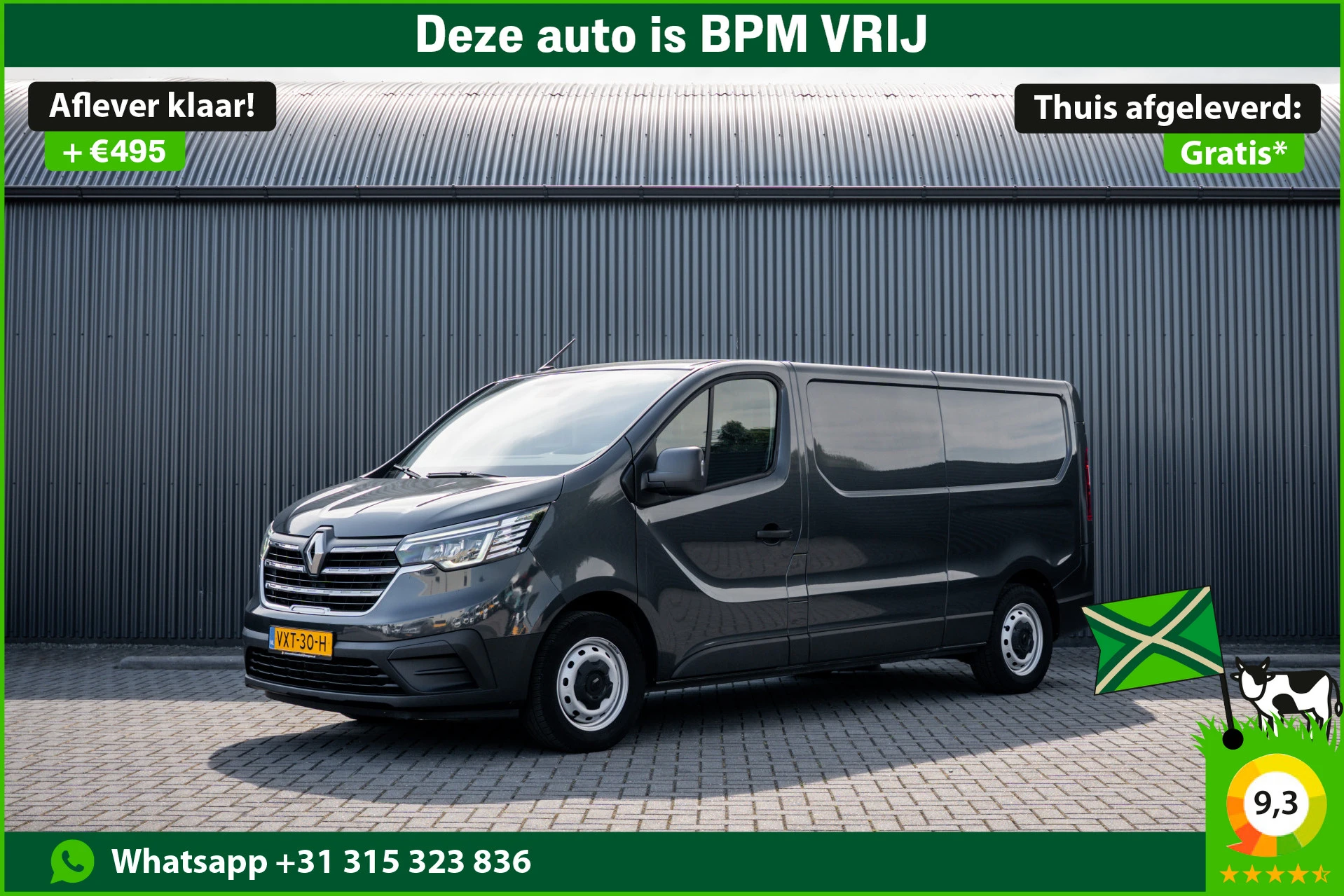 Renault Trafic 2023 - 2.0 dCi 110 L2H1 | 3-Zits | 110 PK | LED | Cruise | Navi | Airco | Trekhaak afbeelding 1