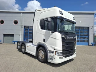 Scania R 2020 - NGS R520 V8 / !!ONLY:500738 KM!! / BOOGIE / RETARDER / HYDRAULICS / LEATHER / NAVI / FRIDGE / LWDS / AUTOMATIC / EURO-6 / 2020 afbeelding 2 miniatuur