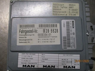 MAN - 51.11616-7217 BOCHS 0281 020 009 EDC MODULEN imagem 2 miniatura