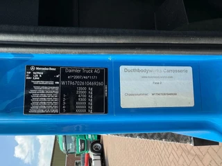 Mercedes-Benz Atego 2020 - 1318 L EURO6 AUTOTRANSPORTER MIT WINDE TOP ZUSTAND HOLLAND TRUCK!! afbeelding 8