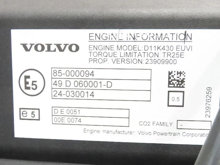 Volvo - 23639097 Motor D11K430 E6 Volvo zdjęcie 3