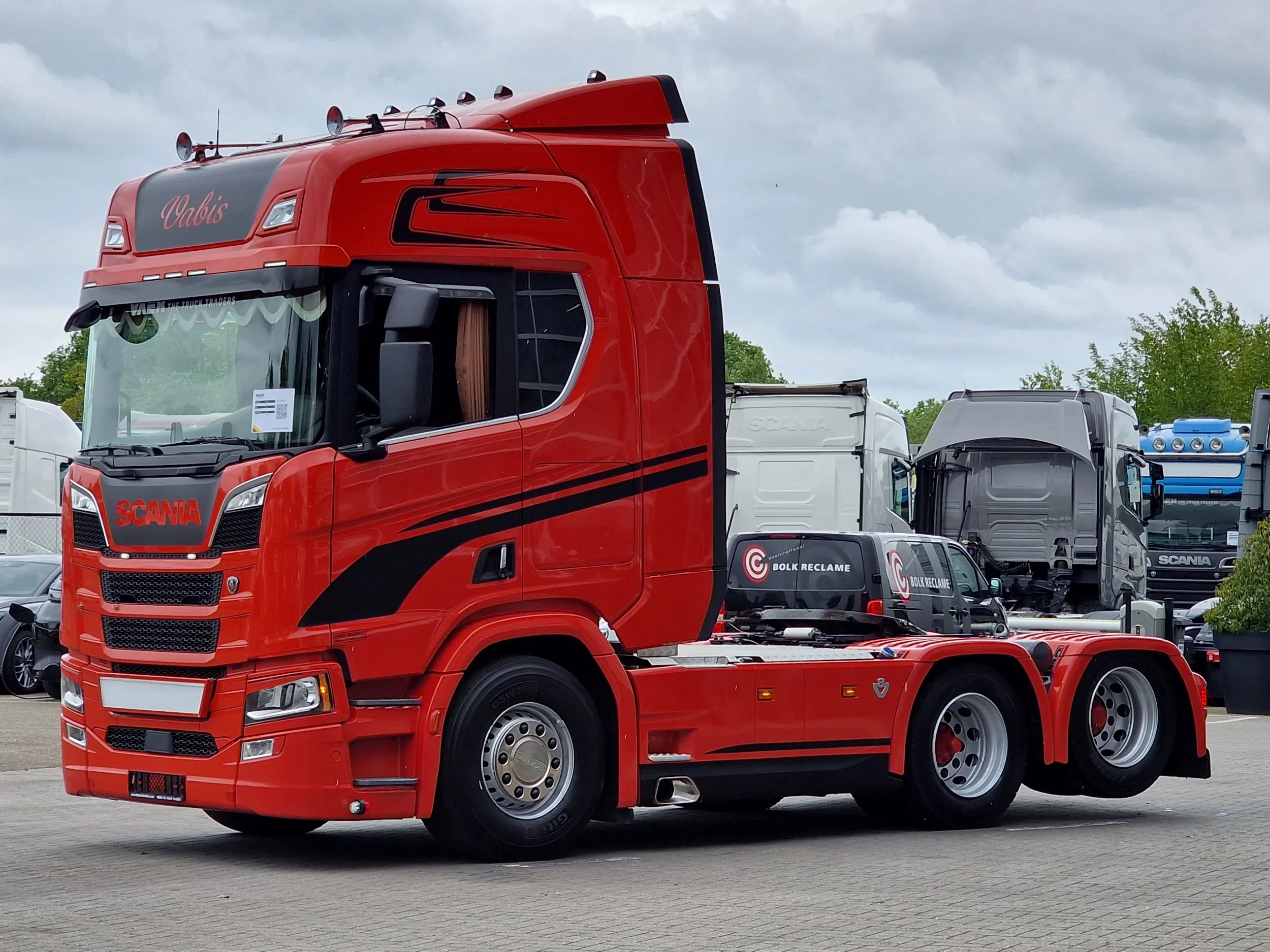 Scania R 2021 - R650 V8 NGS Highline 6x2 - Retarder - Full air - 3.15 WB - Leather image 3