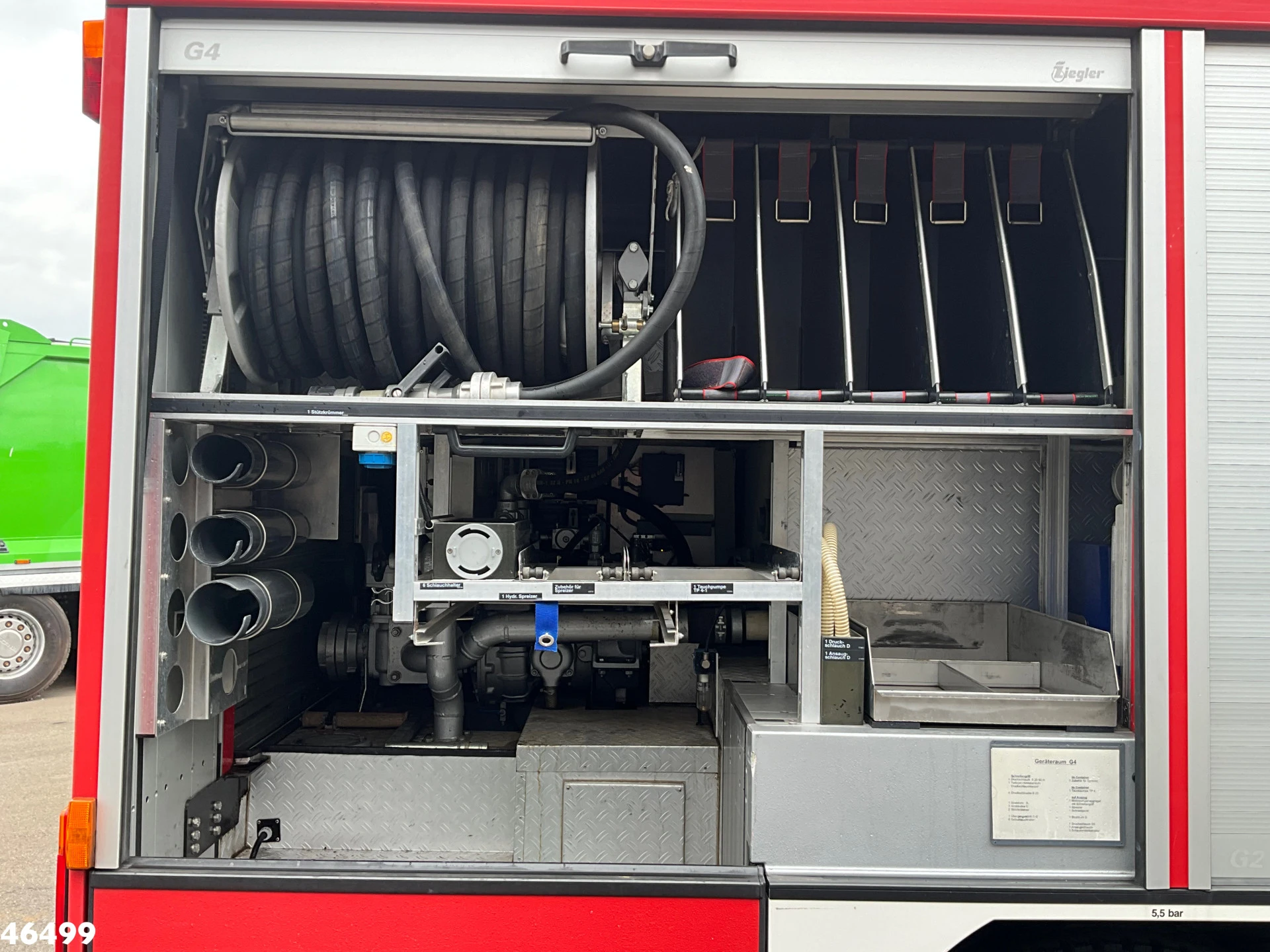 Mercedes-Benz Atego 2002 - 918 4x4 ZIEGLER Brandweer / materiaalwagen Just 17.693 km! afbeelding 17