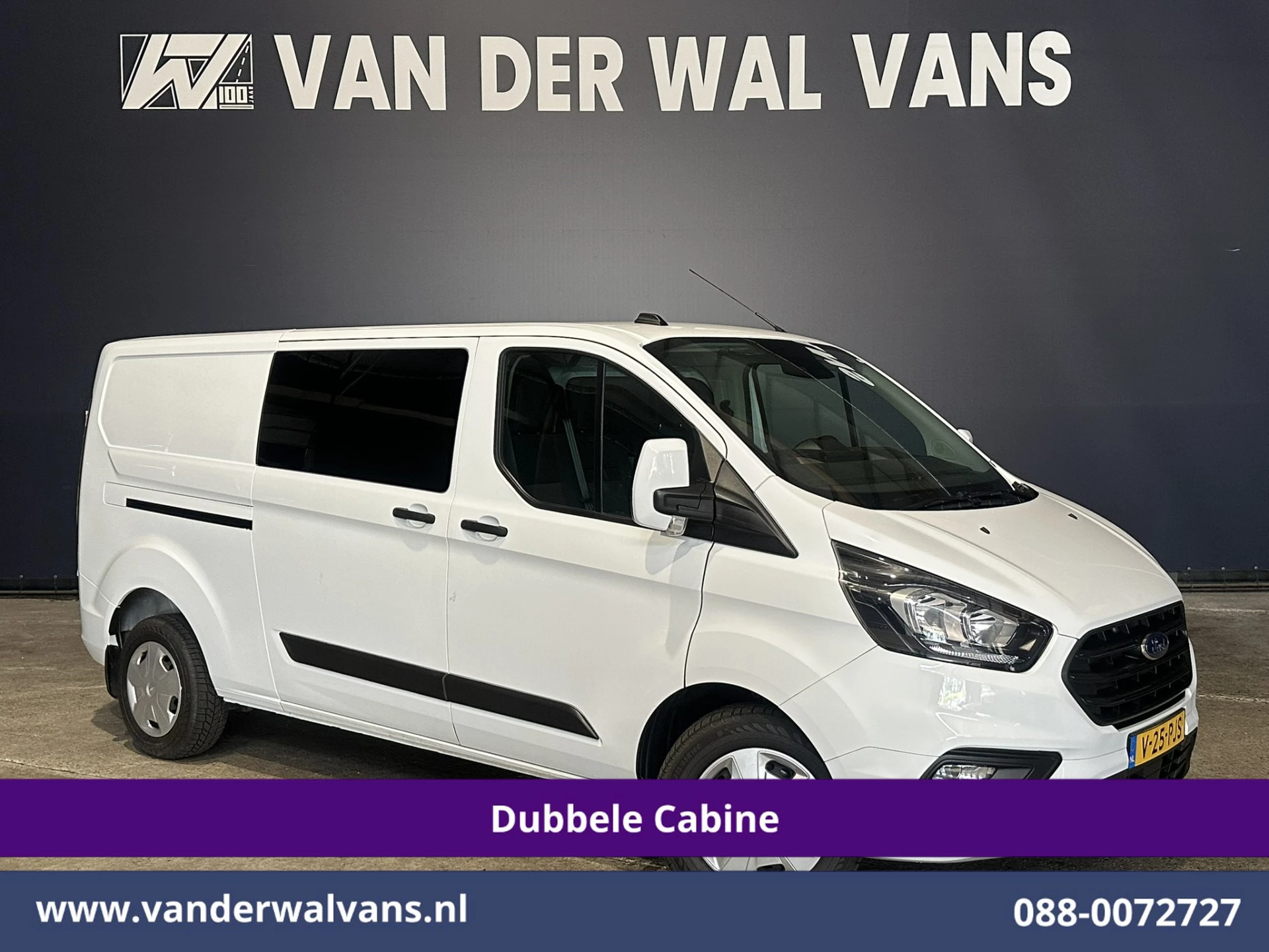 Ford Transit Custom 2023 - 2.0 TDCI 131pk L2H1 Dubbele Cabine Euro6 Airco | 6-Zits | Cruisecontrol | 2550kg Trekhaak image 1