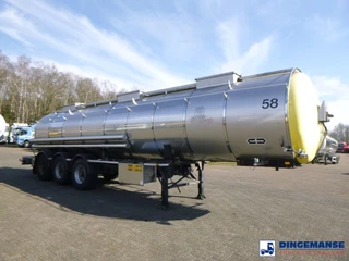 Van Hool Chemical tank inox 24 m3 / 1 comp 1990 imagem 2 miniatura