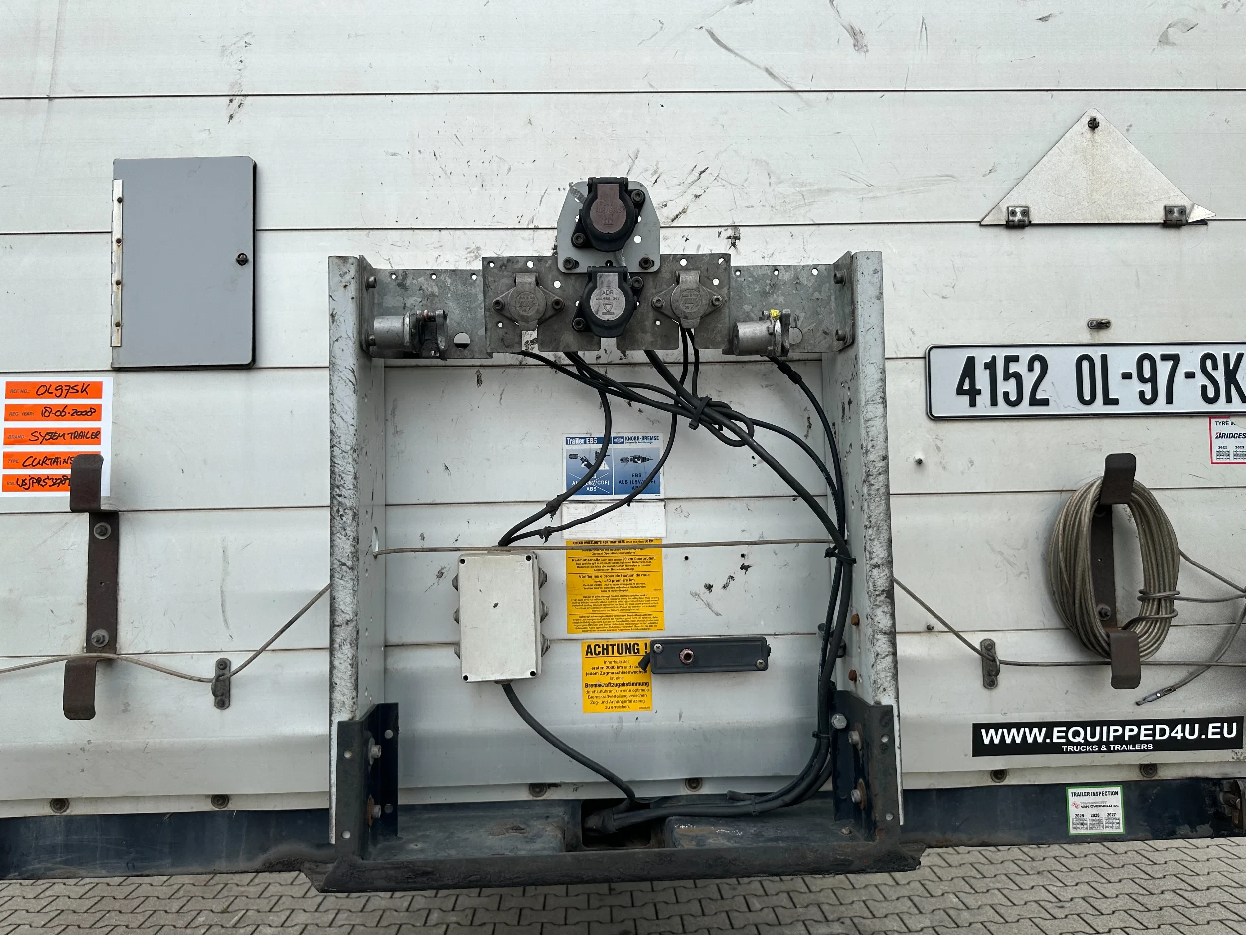 Trailer 2008 - BPW DISC / HARDWOODEN FLOOR / NL-TRAILER / APK: 10-2026 afbeelding 12