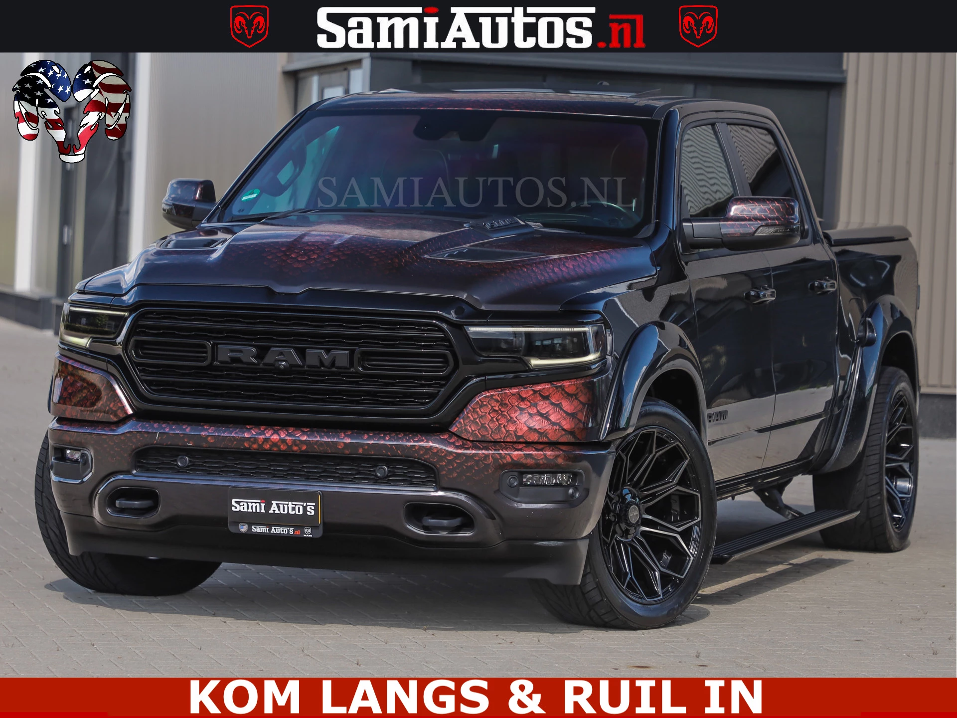 Dodge Ram Pick-Up 2023 - COBRA HULK PACK | 5.7 V8 402 PK | LIMITED EDITION | HUD | LUCHTVERING | BOM VOL | zdjęcie 28