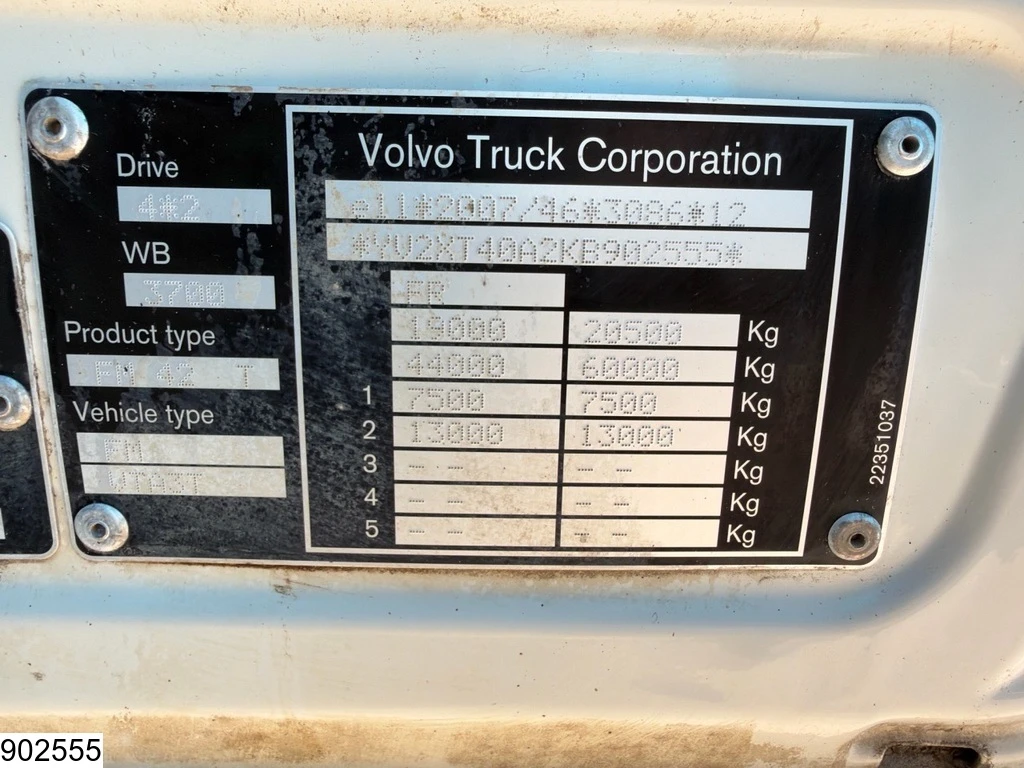 Volvo 2019 - FMX 500 EURO 6, PTO, Hydraulics obrázek 7