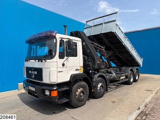 MAN N/A 1996 - 41 372 8x4, Manual, HIAB, Remote, Bladvering immagine 7