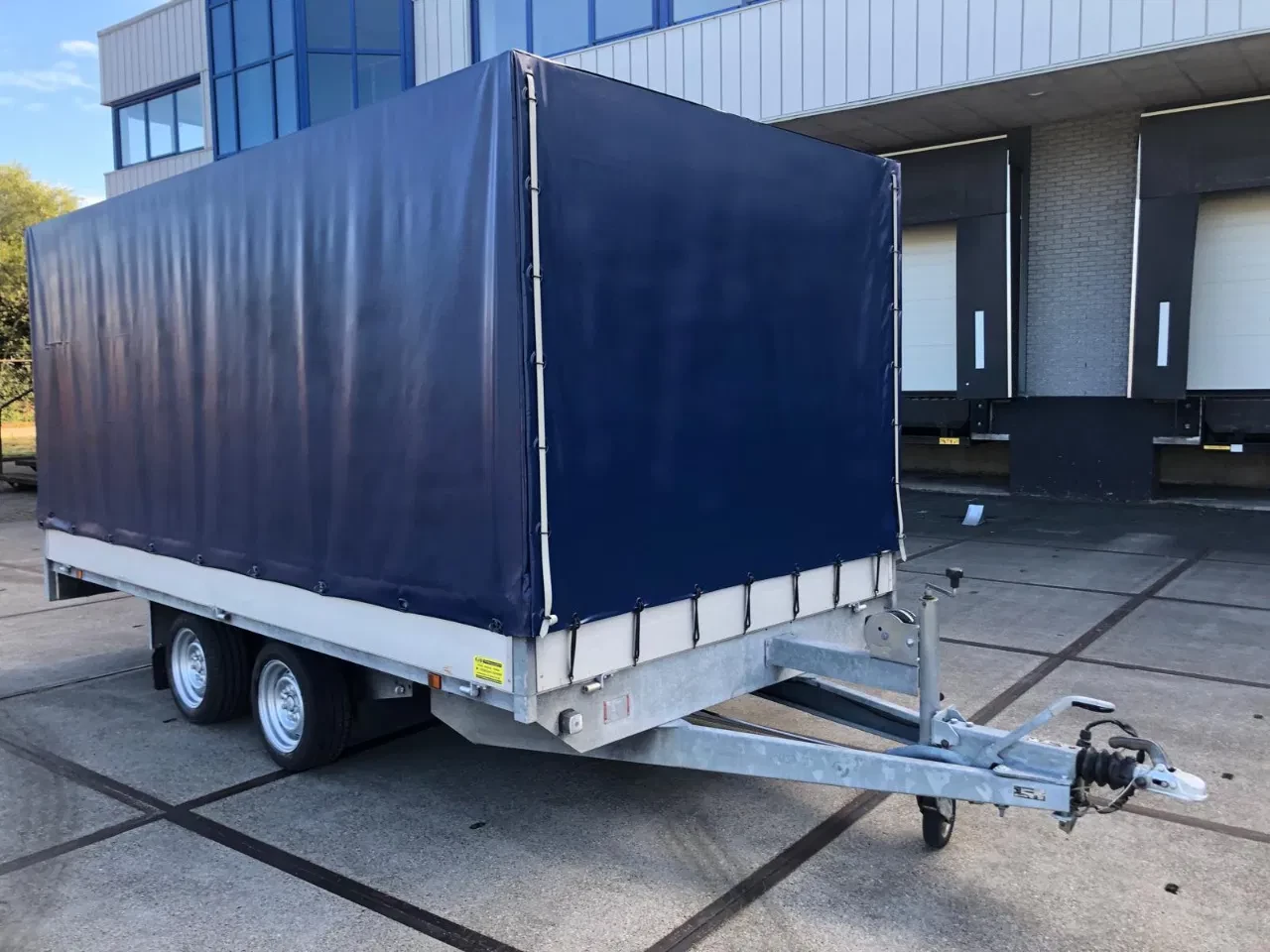 Eduard 2007 - Autotransporter - Tandem As Aanhangwagen Zeil, WV-SF-25 afbeelding 1