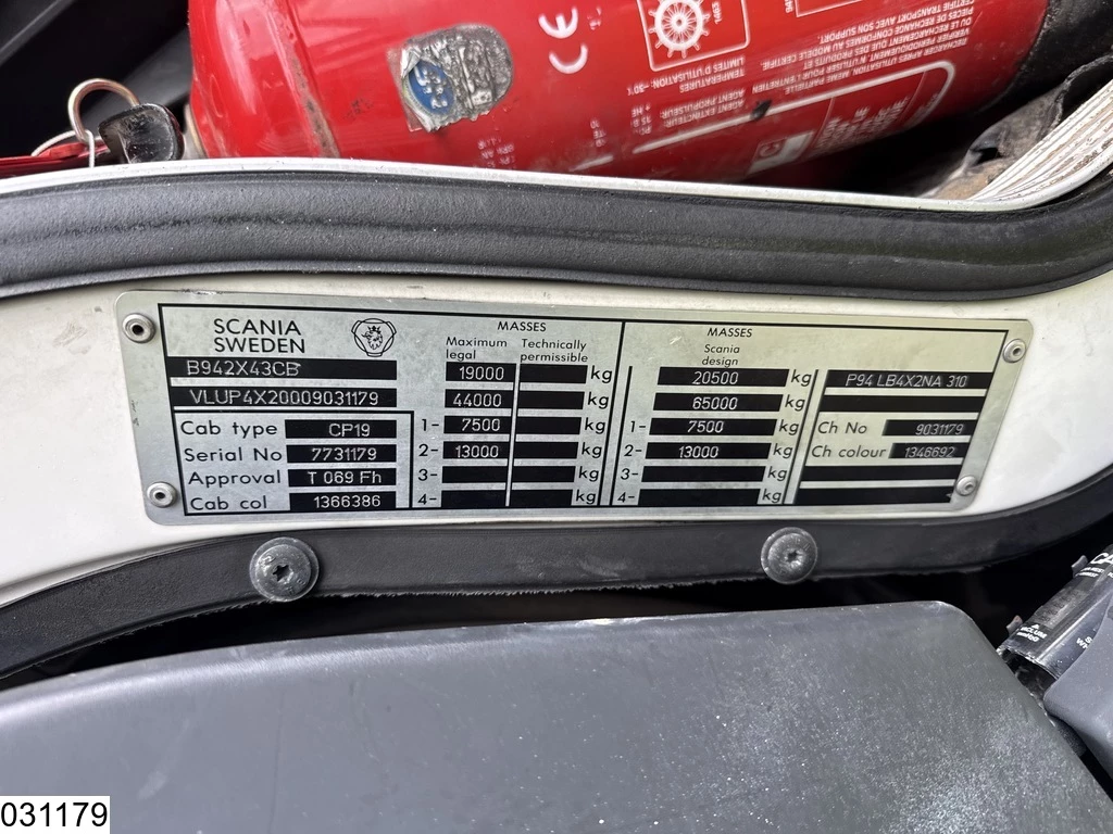 Scania 1998 - 94 310 Fuel, 14420 L, 4 Comp, Manual, Combi afbeelding 10