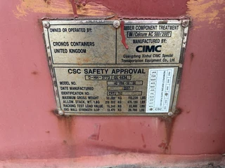 CIMC N/A 2007 - 40FT FLATRACK FLUSH FOLDING / CSC-test: 12/2027 / 10x available imagen 15