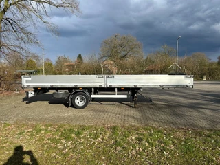 Bunk N/A 2014 - 7 TON BE vlakke oplegger met aluminium luiken obrazek 1