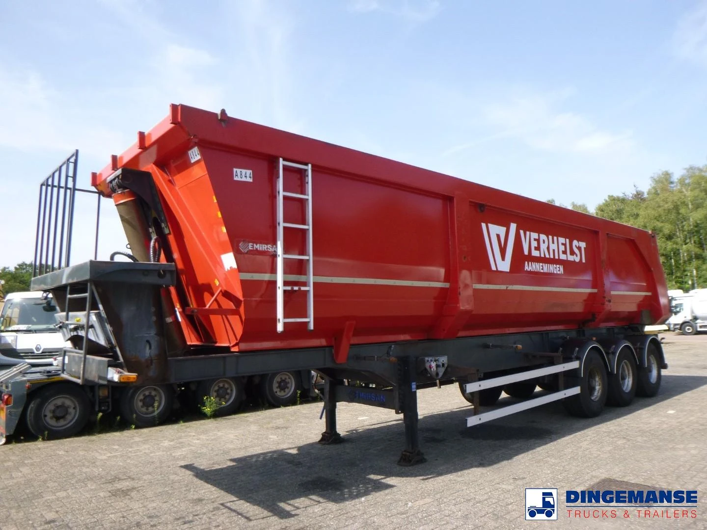 Emirsan Tipper trailer steel 46 m3 2022 afbeelding 1